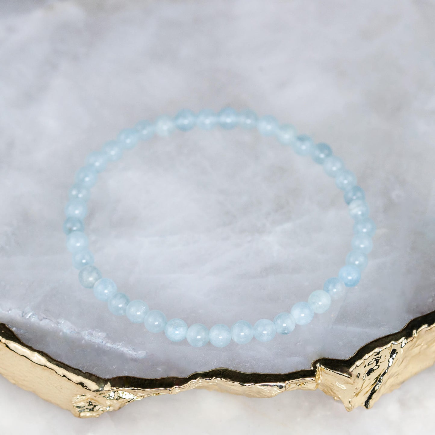 Aquamarin  - Armband
