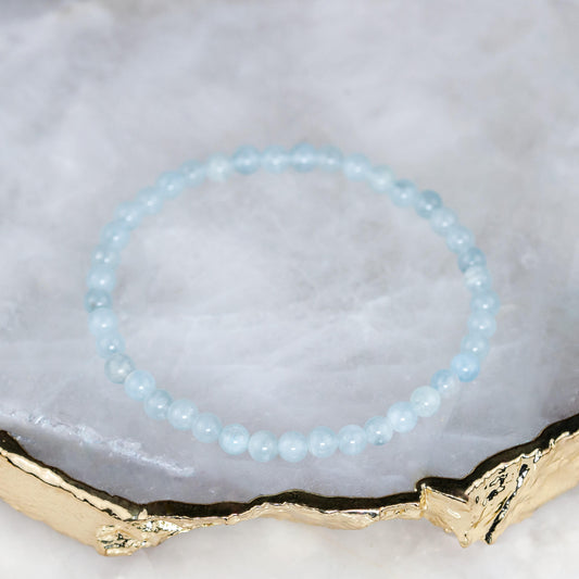 Aquamarin  - Armband