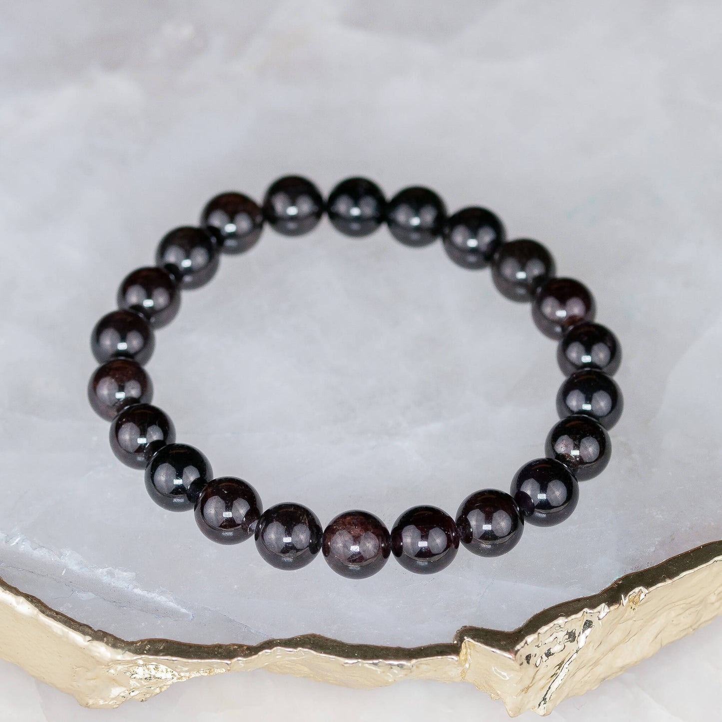 Granat - Armband