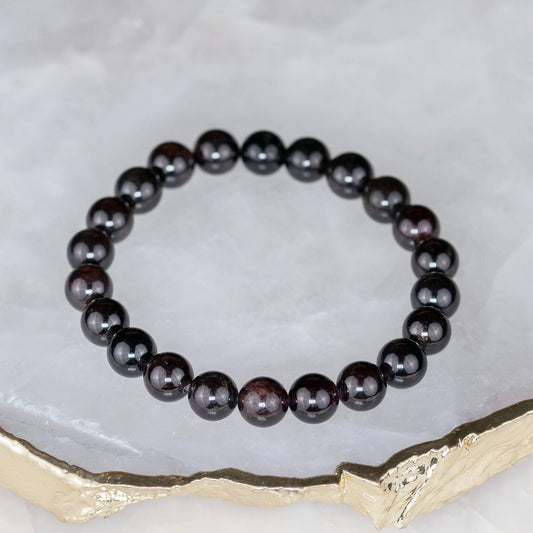 Granat - Armband