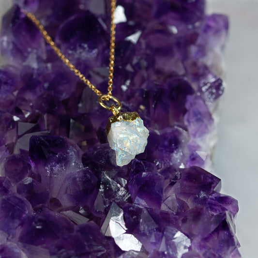 Mondstein - Halskette