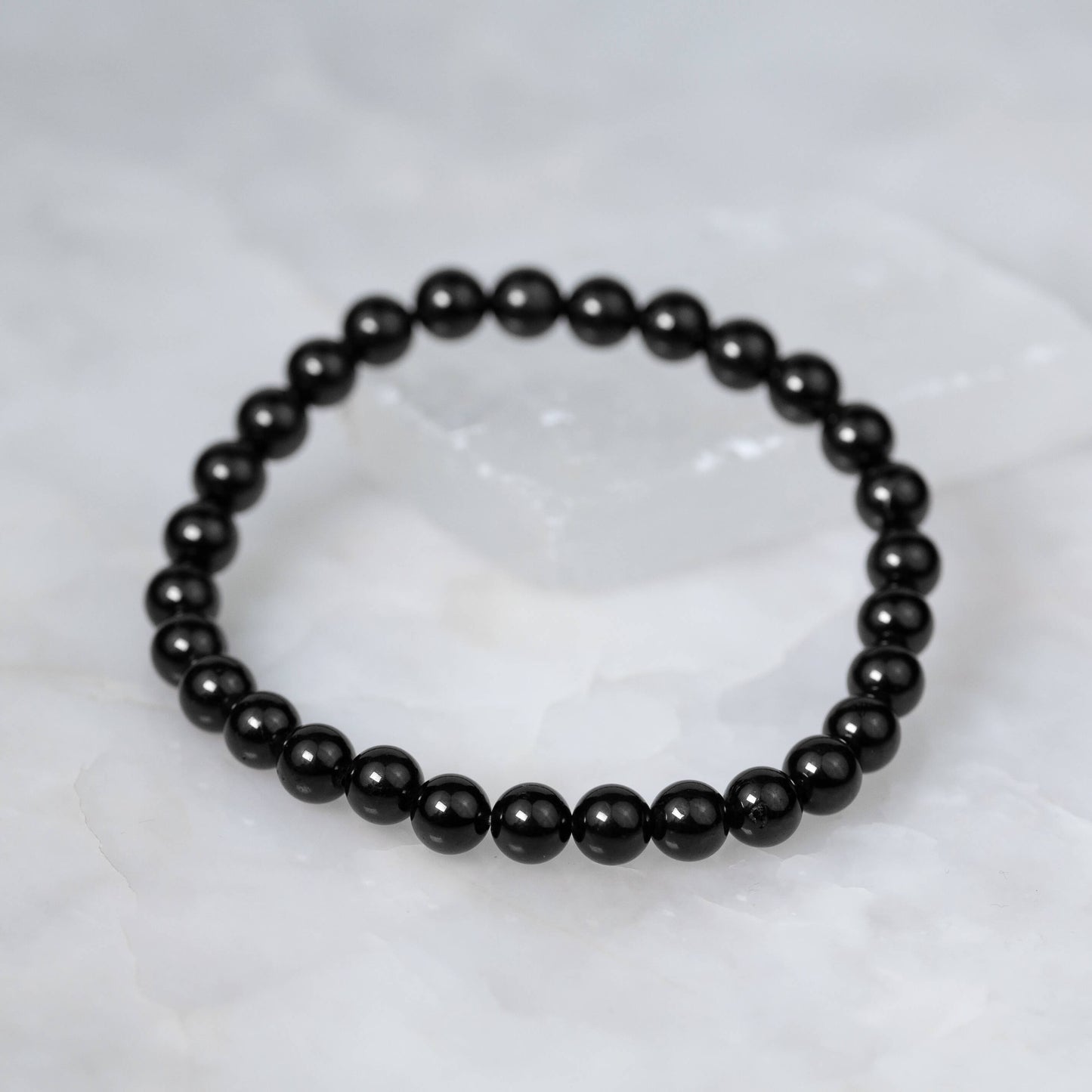 schwarzer Turmalin - Armband